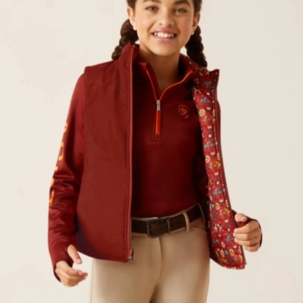Ariat Youth Bella Insulated Reversible Vest LRG (new) item 1004611 - Picture 3 of 5